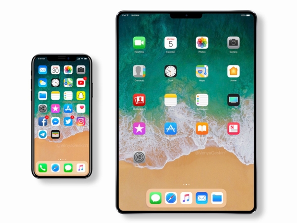 数多くのiPhoneXの情報をリークした人物、「iPad Pro」もベゼルレスに 