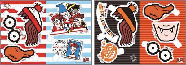 オリジナルフォトプロップス 左）ウォーリー編　/　右）ハロウィン編