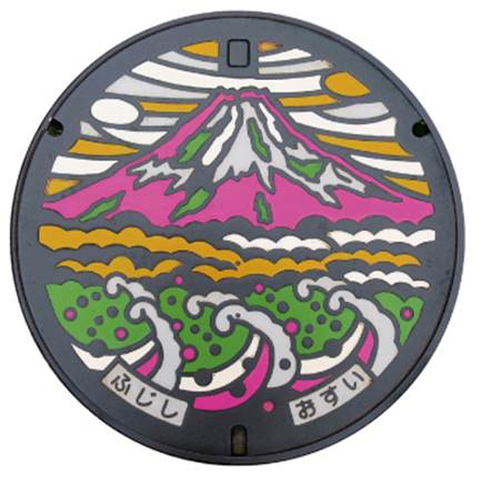 静岡県富士市のマンホール