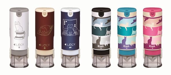 左から スケッチ柄猫 ホワイト(​XL-CLNF1/MO) スケッチ柄猫 レッド　(XL-CLNF2/MO) スケッチ柄猫 ブルー　(XL-CLNF3/MO) スケッチ柄猫 ブラック(XL-CLNF4/MO) スケッチ柄猫 ブルー　(XL-CLNF5/MO) スケッチ柄猫 ピンク　(XL-CLNF6/MO)