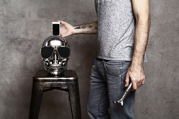 新品同様2点 Music Life Aero Skull/エアロ スカル HD+ Music Life Aero Skull HD+ | サングラスをしたドクロのBluetooth