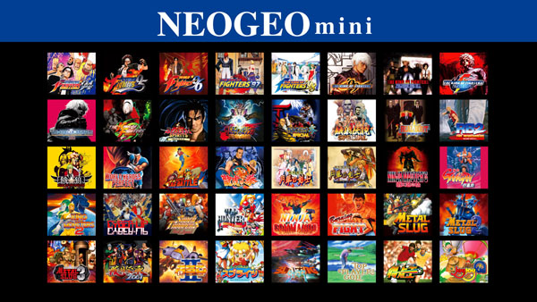 「NEOGEO mini」40タイトルを収録