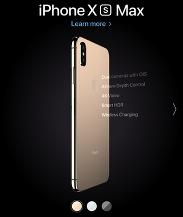 Iphone Xsシリーズのサイズ カラー比較に便利 Appleが特設webサイト公開 デザインってオモシロイ Mdn Design Interactive