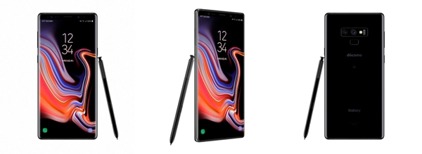 Galaxy Note9「ミッドナイトブラック」