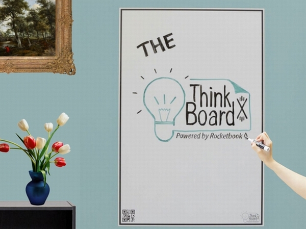 描いて消してまとめたアイデアはデジタル化で共有 次世代ホワイトボードシート Think Board X デザインってオモシロイ Mdn Design Interactive