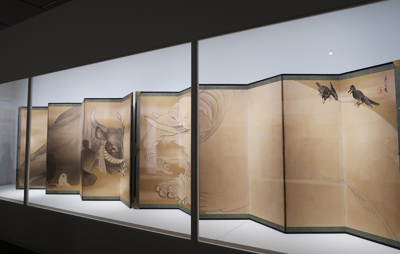  長沢芦雪《白象黒牛図屛風》 　各155.3×359.0cm 米国・エツコ＆ジョー・プライスコレクション／通期展示