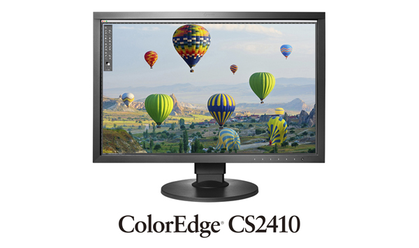 写真、イラスト、デザイン、印刷、CG・映像制作など、 「色」にこだわるすべてのクリエイターのためのカラーマネージメント液晶モニター「ColorEdge® CS2410」