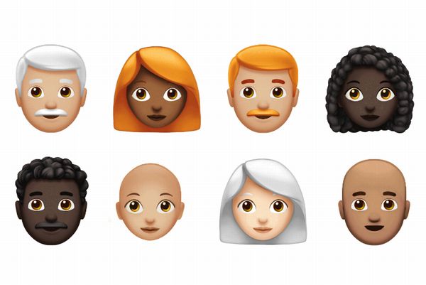 Apple 今秋に赤毛や髪のない人の絵文字を追加 その人らしさをより簡単に表現 デザインってオモシロイ Mdn Design Interactive