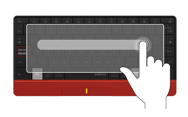 タッチパッドモードへの切り替え方(2通り)