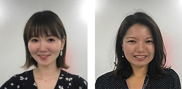 媒体本部の鈴木美緒氏と富田瑛子氏