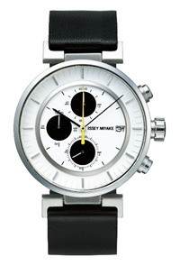 wena wrist leather Chronograph set black –ISSEY MIYAKE Edition-