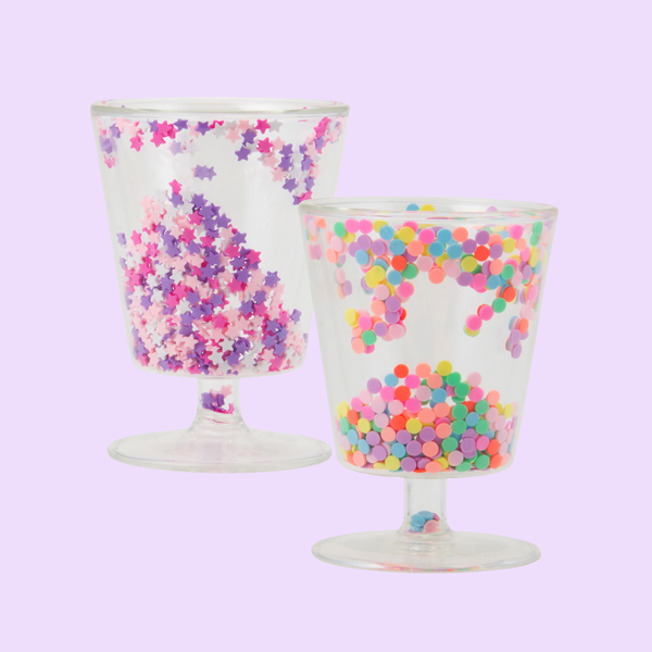 コンフェッティグラス 価格：各1,300円（税抜）