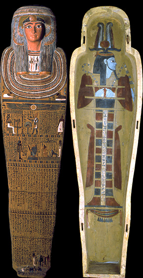 ペンジュの棺　エジプト　紀元前800年頃　第3中間期、第22王朝～第23王朝 レーマー・ペリツェウス博物館所蔵 ROEMER- UND PELIZAEUS-MUSEUM HILDESHEIM