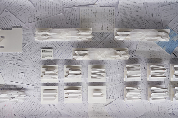 隈 研吾 展示風景　撮影：吉村昌也