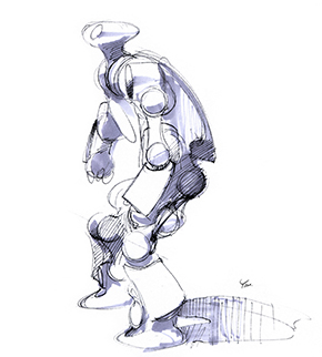 山中俊治 スケッチ