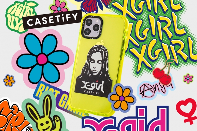 X Girl と Casetify のコラボ商品が1月31日 金 発売 Iphoneケースやairpodsケースも デザインってオモシロイ Mdn Design Interactive