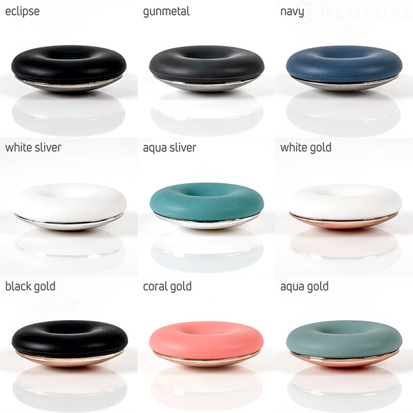 ECLIPSE、GUNMETAL、NAVY、WHITE SLIVER、AQUA SLIVER、WHITE GOLD、BLACK GOLD、CORAL GOLD、AQUA GOLDの9色展開