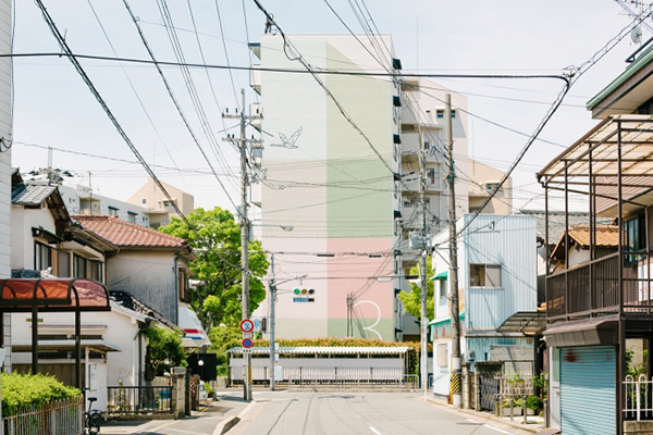 UR都市機構の色彩計画(2017-)VI, 色彩計画, サイン計画 Photo Yoshiro Masuda