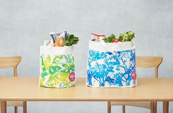 トップバリュ リサイクル原料を使った買い物袋