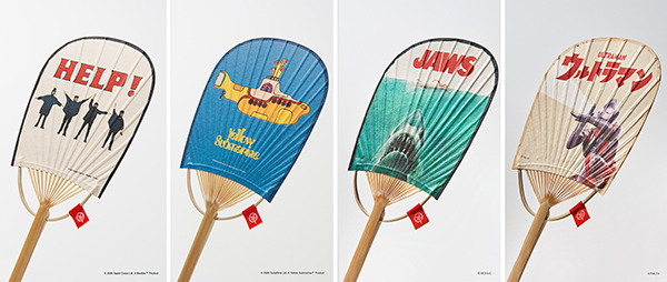 伝説のロックバンド「The Beatles(ビートルズ)」の名曲「HELP」と「Yellow Submarine」のアルバムジャケットや、名作ホラー映画「JAWS(ジョーズ)」の印象的なポスターデザイン、海外でも高い人気を誇る特撮ヒーロー「ウルトラマン」の象徴的なシーンなども採用