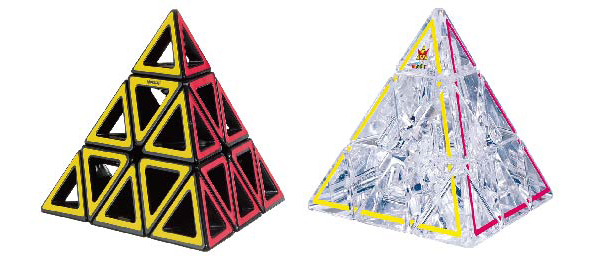 左：「ピラミンクス スケルトン」（2,800円／税別） 右：「ピラミンクス クリスタル」（2,800円／税別）