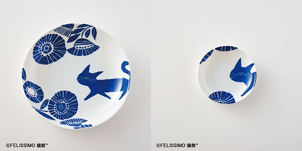 フェリシモ 和柄の猫イラストがかわいい皿セットを発売 デザインってオモシロイ Mdn Design Interactive