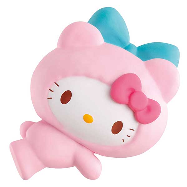 「ハグコット サンリオキャラクターズ4(全6種)」 ケーブルやイヤホンにサンリオのキャラクターたちが、かわいくHUGするマスコット！ 第4弾はピアノちゃんが仲間入り♪ 価格：200円/1回（税込） ⓒ'76, '01, '20 SANRIOⓁ