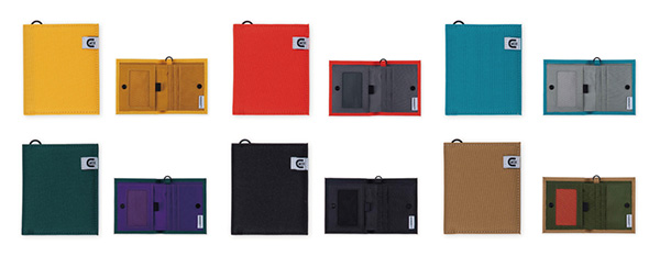 「Basic」 価格：2,500円（税抜） YELLOW／ORANGE／TEAL／FOREST／BLACK／BEIGE