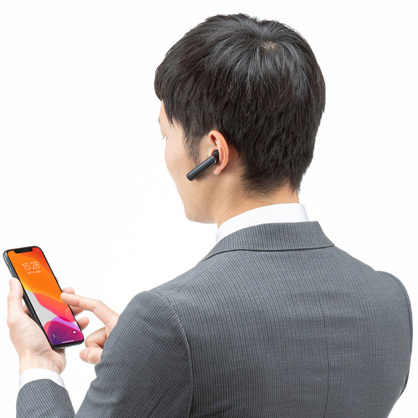 サンワサプライ、ボタンひとつのシンプル操作が可能なBluetooth片耳ヘッドセットを発売 - デザインってオモシロイ -MdN Design