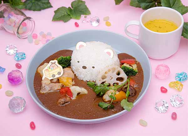 <strong>しろくまカレー</strong>　価格：1,399円（税別） 大人もこどもも大好きなカレーに、しろくまフェイスのライスがキュートな一品。寒い冬もこれでほかほか