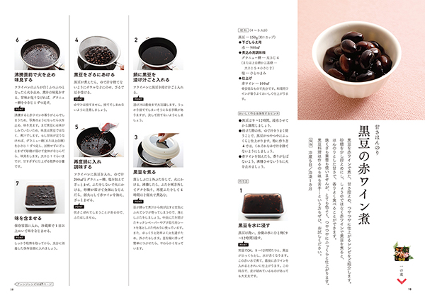 甘さほんのり　黒豆の赤ワイン煮