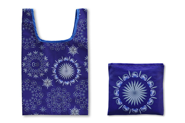 江戸切子風（瑠璃色）