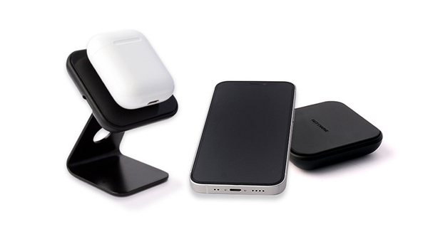 STAND:ON 2WAYミニワイヤレス充電器