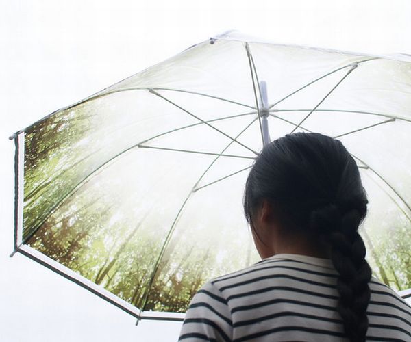 ハッピークリアアンブレラ グリーンフォレスト