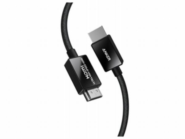 「Anker Ultra High Speed HDMI ケーブル」 長さは約2.0m（端子部分含む）