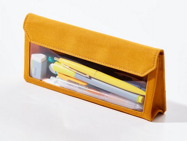 キングジム、かさばらないバッグインバッグ「フラッティ ワークス」にペンケースが登場 - デザインってオモシロイ -MdN Design