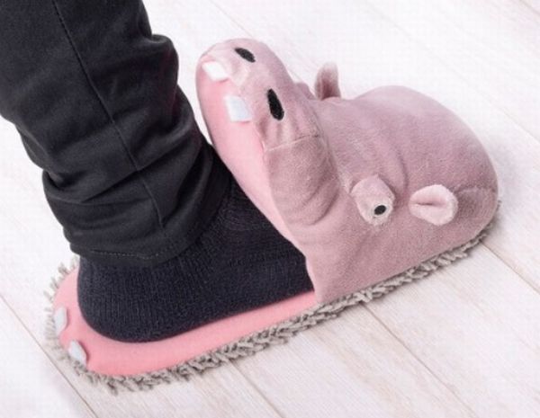 モップスリッパ ガブリ カバ