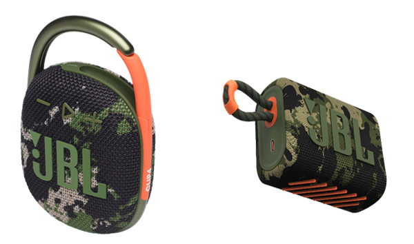 JBL CLIP 4（左）、JBL GO 3（右）