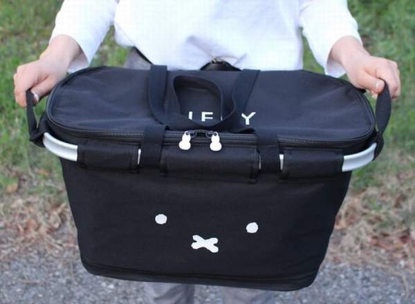 【ミッフィー】保冷アルミフレームカゴバッグ