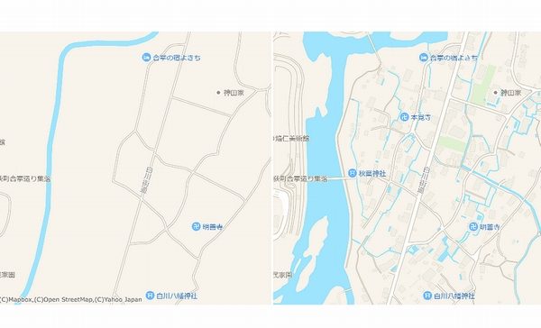 屋久島宮之浦港（鹿児島県）の新旧イメージ