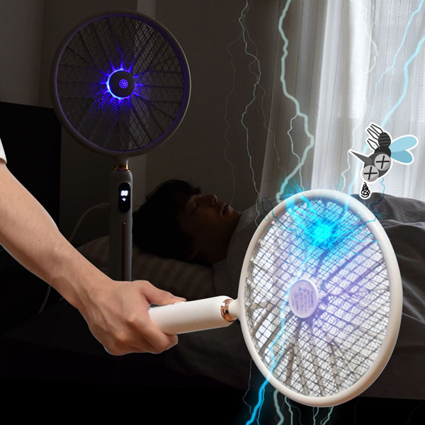 撃墜カウンター付蚊ミナリラケット