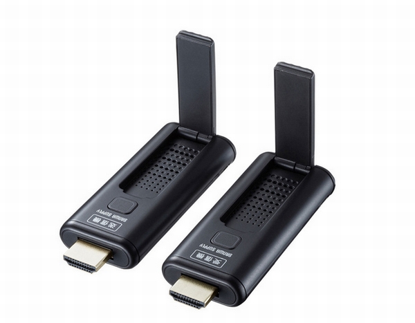 送信機と受信機のセット 筐体はコンパクトなので会議などに合わせて簡単に持ち運びできる