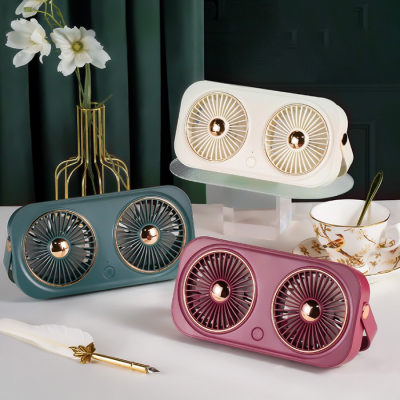 ハンドル付き卓上扇風機