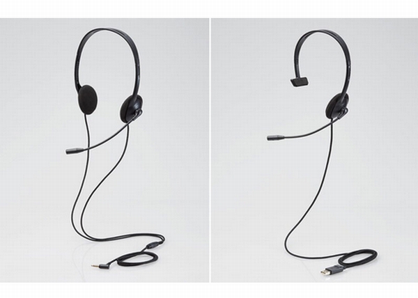 オーバーヘッドホンタイプ（両耳用と片耳用）