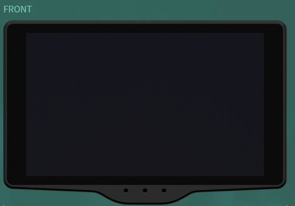 「Lei05」モニター前面