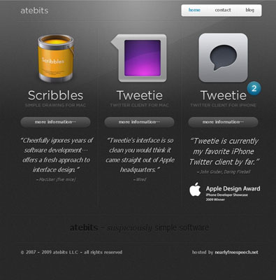 atebits LLCのWebサイト