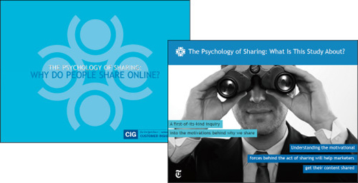 【02】ニューヨークタイムズ カスタマーインサイトグループが発表した「シェアの心理学：人はオンライン上でなぜシェアするのか？」