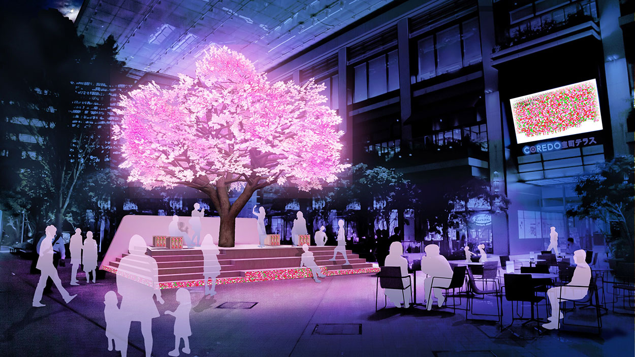 SAKURA FES NIHONBASHI/OFF TO MEET「The Tree Of Light-灯桜-」